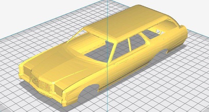 1977 imprimível corpo carro 3d impressão modelo in automotivo 3dexport miniz fenda escalextrico tamiya 3d print model - Mito3D