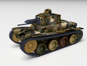 ltp light peruvian tank 3d print model in vehicle 3dexport peru ecuador tanque ligero ww2 pzkpfw iii printable imprimible 3d print model - Mito3D