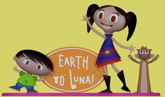 Luna Terre enfant earth to luna terretoluna show 39 agitation sauter Clyde Claudio dessin animé 3d print model - Mito3D