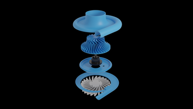 lungstors blower 3d impressão modelo in engenharia 3dexport ventilador 3d print model - Mito3D