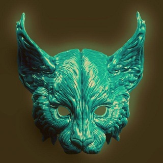 lynx fantasy mask clothing inspired mask- cut ways greater ease printing 3d print model - Mito3D