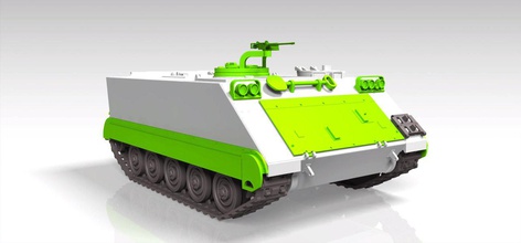 m113 gepanzert transport argentinier vc 103 frei 3d drucken modell automobil 3dexport military vehicle militär panzer hobby 3d print model - Mito3D