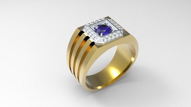 m16012r free 3d print model in rings 3dexport jewel jewelry jewellery jewellry ring 3d print model - Mito3D