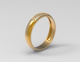 m16 007r gratis 3d impresión modelo in anillos 3dexport joya anillo joyería 3d print model - Mito3D