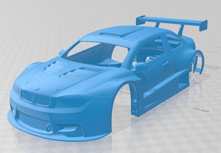 m1 coupe 2011 yazdırılabilir vücut araba yuvası scalextric tamiya rc miniz hobi mikro 3d print model - Mito3D