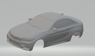 m2 2018 3d stampa modello in veicolo 3dexport pressofuso slotcars hotwheels fessura macchina gara gtr gt1 genere 3d print model - Mito3D