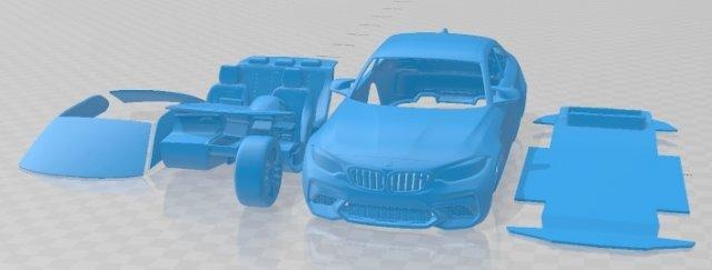 m2 concorrência 2019 imprimível carro automotivo fenda escalextrico Tamiya rc miniz passatempo micro diecast 3d print model - Mito3D
