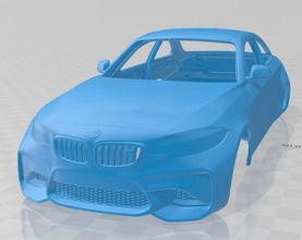 m2 f87 coupe 2015 printable body car 3d print model in automotive 3dexport slot scalextric tamiya rc miniz hobby micro 3d print model - Mito3D