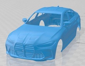 m3 rekabet g80 2021 yazdırılabilir vücut araba yuva ölçülü Tamiya rc miniz hobi mikro 3d print model - Mito3D
