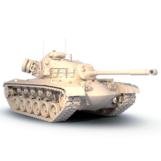 m48a1 giocattoli militare esercito assemblaggio mbt Uniti d'America passatempo guerra panzer giocattolo America m48 3d print model - Mito3D