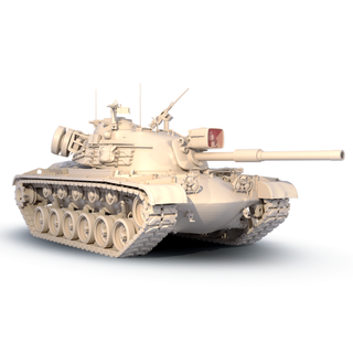 m48a5 oyuncaklar askeri Ordu montaj mbt Amerika Birleşik Devletleri hobi savaş panzer oyuncak m48 3d print model - Mito3D