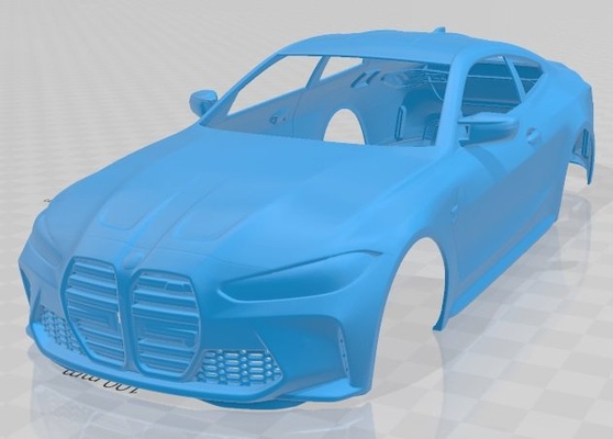 m4 g82 2021 imprimível corpo carro 3d impressão modelo in automotivo 3dexport fenda escalextrico tamiya rc miniz passatempo micro diecast 3d print model - Mito3D