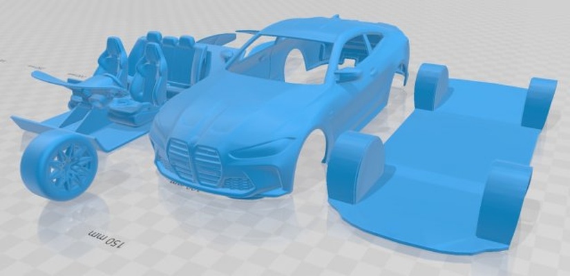 m4 g82 2021 imprimível carro 3d impressão modelo in automotivo 3dexport fenda escalextrico tamiya rc miniz passatempo micro diecast 3d print model - Mito3D