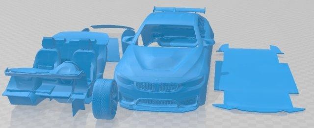 m4 gts yazdırılabilir araba ayrı parçalar otomotiv yuva ölçülü Tamiya rc miniz hobi mikro 3d print model - Mito3D