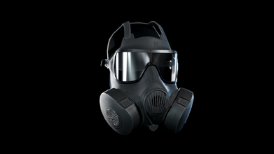 m50 gaz maskesi 3d model in aksesuarlar 3dexport maske toksik koruma kask düşük poli gerçek zaman askeri pbr sahne modern mücadele şapka biyolojik tehlike kirlilik nükleer yalıtılmış emniyet radyoaktif 3d print model - Mito3D