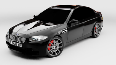 m5 car wheel vehicle automotive sedan fast sport racing sportcar tire coupe race unity unity3d 3d print model - Mito3D