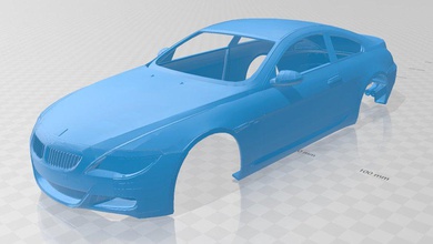 m6 cupê imprimível corpo carro 3d impressão modelo in automotivo 3dexport fenda escalextrico tamiya rc miniz passatempo 1 10 24 32 3d print model - Mito3D