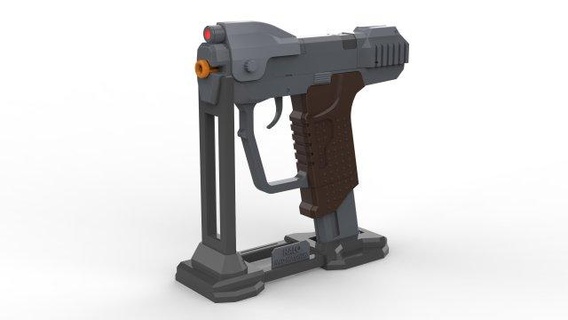 m6d magnum - halo printable stl files 3d print model toys cosplay craft hobby diy art weapon pistol rifle video game master chief m6 3d print model - Mito3D