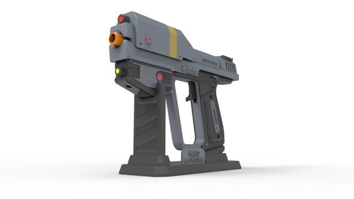 m6g magnum - halo printable stl obj cad bundle commercial 3d print model in toys 3dexport digital cosplay craft hobby diy weapon pistol assault rifle video game master chief prop step 3d print model - Mito3D