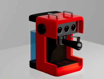 macchina caffe caffè espresso file stl Accessori per bevanda cucinando cucina arredo scultura modello model3d modellazione 3d print model - Mito3D