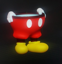 maceta caramelera 3d impresión modelo in 3dexport mickey caramelo caja ornamento muñeca 3d print model - Mito3D