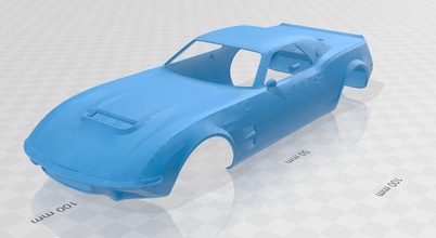 mach 2 imprimable corps de la voiture fente le système scalextric sport tamiya rc passe-temps 1-10 1-14 1-24 1-32 3d print model - Mito3D