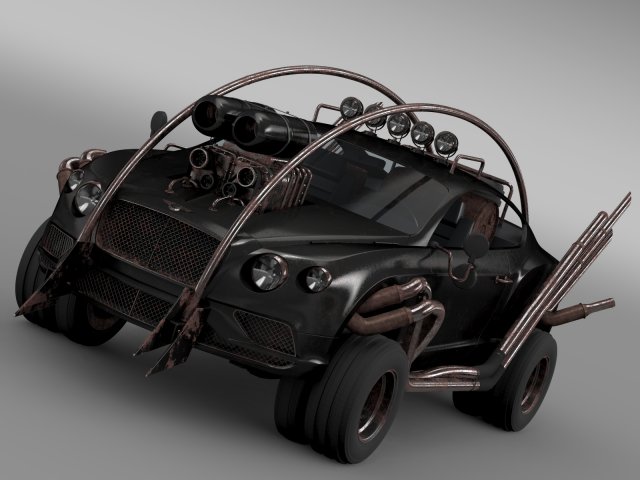 wütend max grizzly bentley kontinental gt 2015 3d modell konzept 3dexport digital vorgestellt muskel coupe usa amerikanisch berechnet wagen autos auto automobil fahrzeug 3D print model - Mito3D
