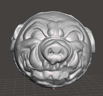 madballs swine sucker figure monster plastic 80s toy scans replicas pig hog boar animal horror fantasy ball vintage figurine creature beast retro kids garbagepailkids head terror art-toy sculpture 3d print model - Mito3D