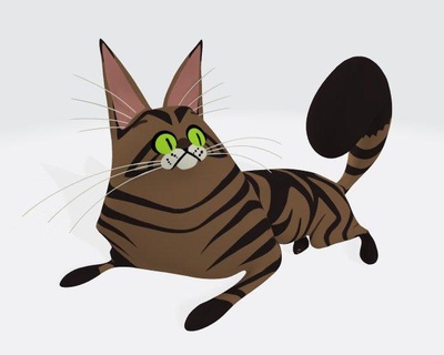 maine rakun kedi hazır Yazdır heykel hayvan memeli karikatür vahşi Evcil Hayvan Yavru doğa yavrusu heykelcik hatıra mevcut 3d model şekil vermek Sanat 3d print model - Mito3D