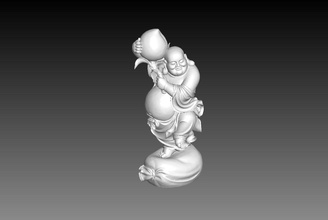 maitreya 3d stampa modello in scultura 3dexport dio buddha 3d print model - Mito3D