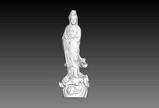 maitreya 3d impressão modelo in escultura 3dexport deus buda 3d print model - Mito3D