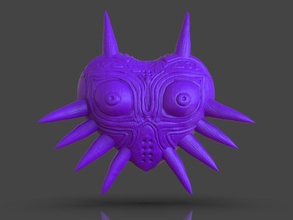 majoras masque 3d impression lien légende Zelda nintendo commutateur nintendo64 rétro Jeu Jeux jeux vidéos videogames scélérat accessoires Halloween cosplay décoartion 3d print model - Mito3D