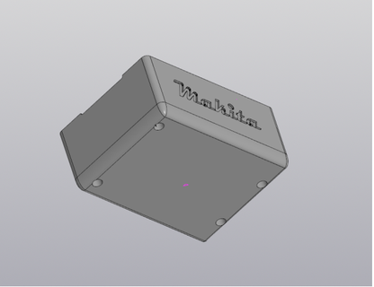 makita 12v battery case cxt platform 3d print model - Mito3D
