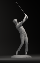 erkek golfçü Heykeli golf adam spor kupa kap oyuncu heykel 3d print model - Mito3D