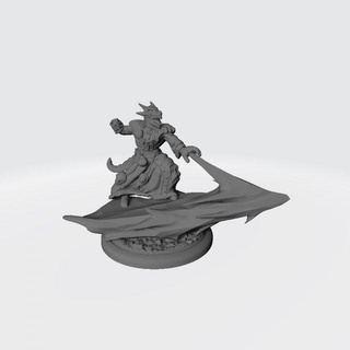 male ice dragonborn shaman ready print sculpture casters dnd dungeon guard fantasy tytantroll presupported figurines epic monster wizard mage heroes sorcerer wildlife mythology 3dprint printable paladin 3d print model - Mito3D