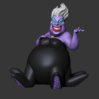 habis Ursula küçük Deniz Kızı canavarlar yaratıklar kötü adam Disney stl heykel koleksiyon şekil 3d print model - Mito3D