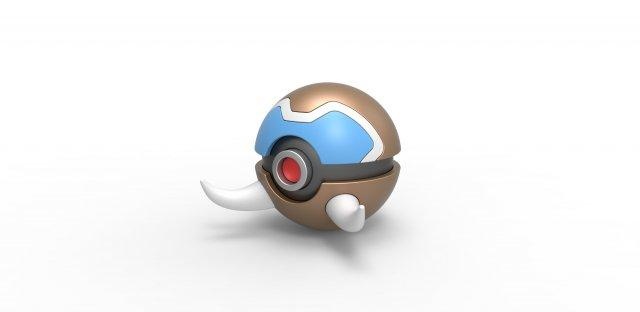 mamoswine esfera mamont conceito recipiente brinquedo impressão imprimível 3d print model - Mito3D