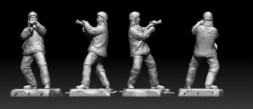 man 3d print model in figurines 3dexport people sculpt sculpture posing toys human firefighter 3d print model - Mito3D