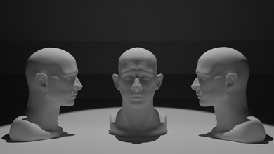man head printable 3d print model in 3dexport lowcost highquality 3d print model - Mito3D