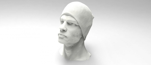 man head 3dman 3dmodel 3d model human 3dprint 3dprinting 3d print model - Mito3D