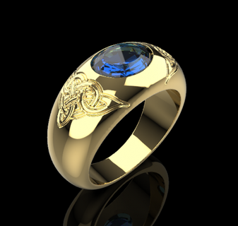 man ring 763 003 rings jewelry 3d cad 3dmodel bracelet earring rhino matrix zbrush keyshot magics rend rendering modeling jewellery pendant manring 3d print model - Mito3D