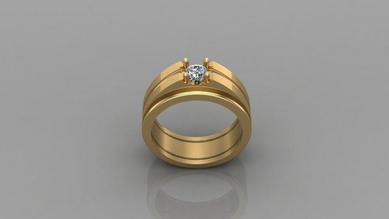 homme bague goujat fichier anneaux bijoux diamant bijou gemme 3dm obj stl impression bracelet Collier pendentif 3d print model - Mito3D