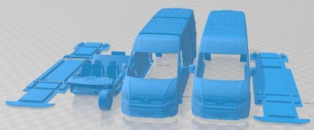 man tge printable van automotive slot scalextric tamiya rc miniz hobby micro 3d print model - Mito3D