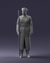 man uniform 0116-4 3d print ready scan model polygon 3dprint human male realistic posed character people miniatures woman child figurine statuett eanimals charming 3d print model - Mito3D