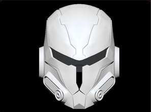 mandalor classic helmet 3d print model in game accessories 3dexport star wars airsoft custom cosplay warrior knight armor armour toy 3d print model - Mito3D