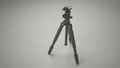 manfrotto 204 tripod camera 3d model in photo 3dexport cameras treppiedi 3d print model - Mito3D