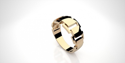 mans anello uomo 3d print model - Mito3D