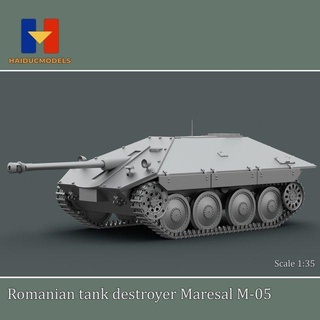 maresal m05 3d print scale model vehicle tank 135 kit miniature german military romanian auto hobby gift ww2 war ww1 3d print model - Mito3D