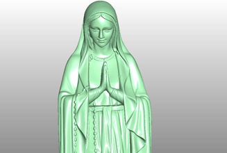 maria statue 3d drucken modell skulptur 3dexport christian jesus bibel 3d print model - Mito3D