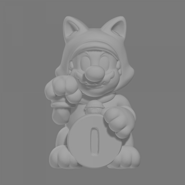 mario neko pack 3d drucken modell spielzeuge 3dexport pfirsich luigi rosalina katze katzenartig 3D print model - Mito3D